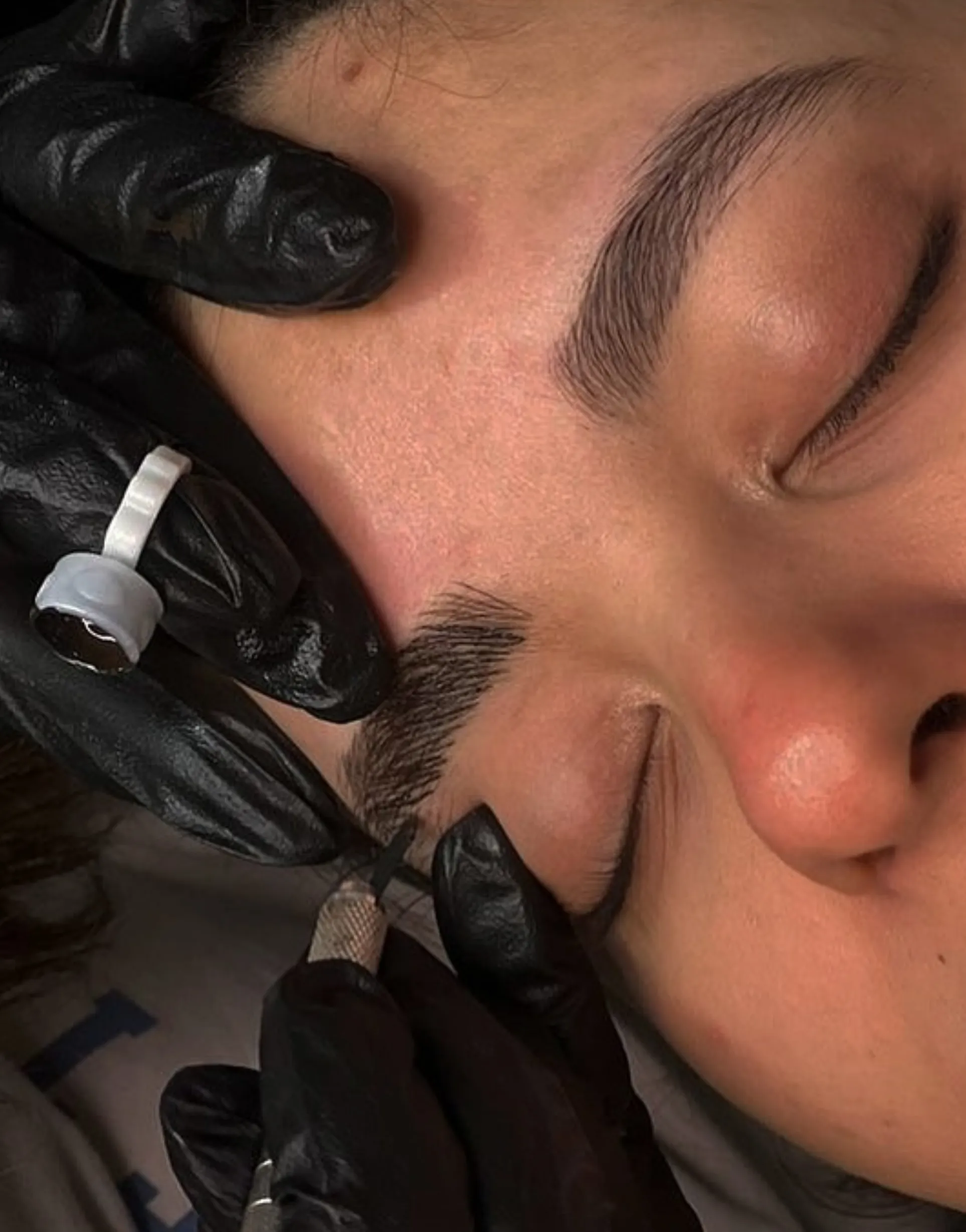 when to use brow serum after tattoo
